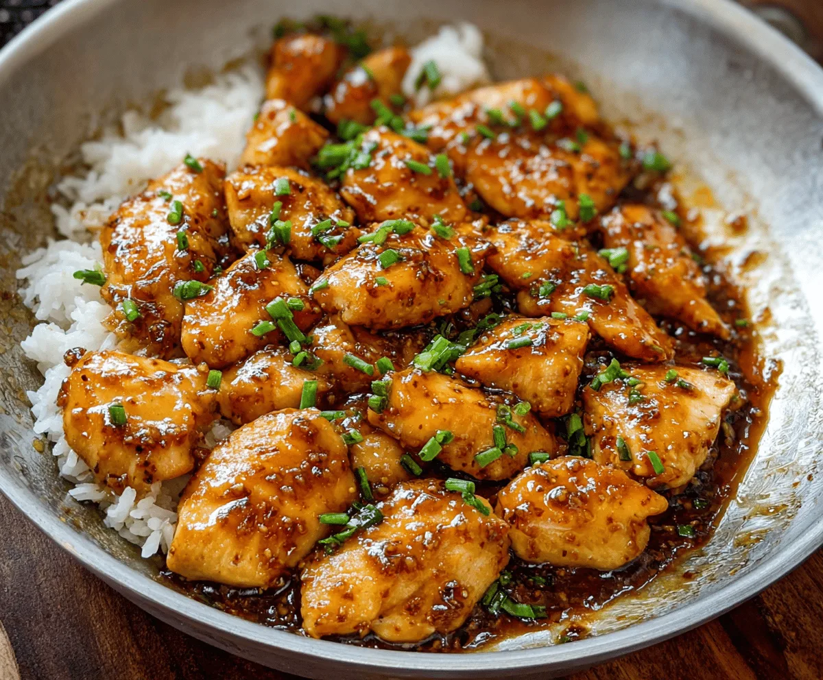 Easy Honey Garlic Instant Pot Chicken Recipe