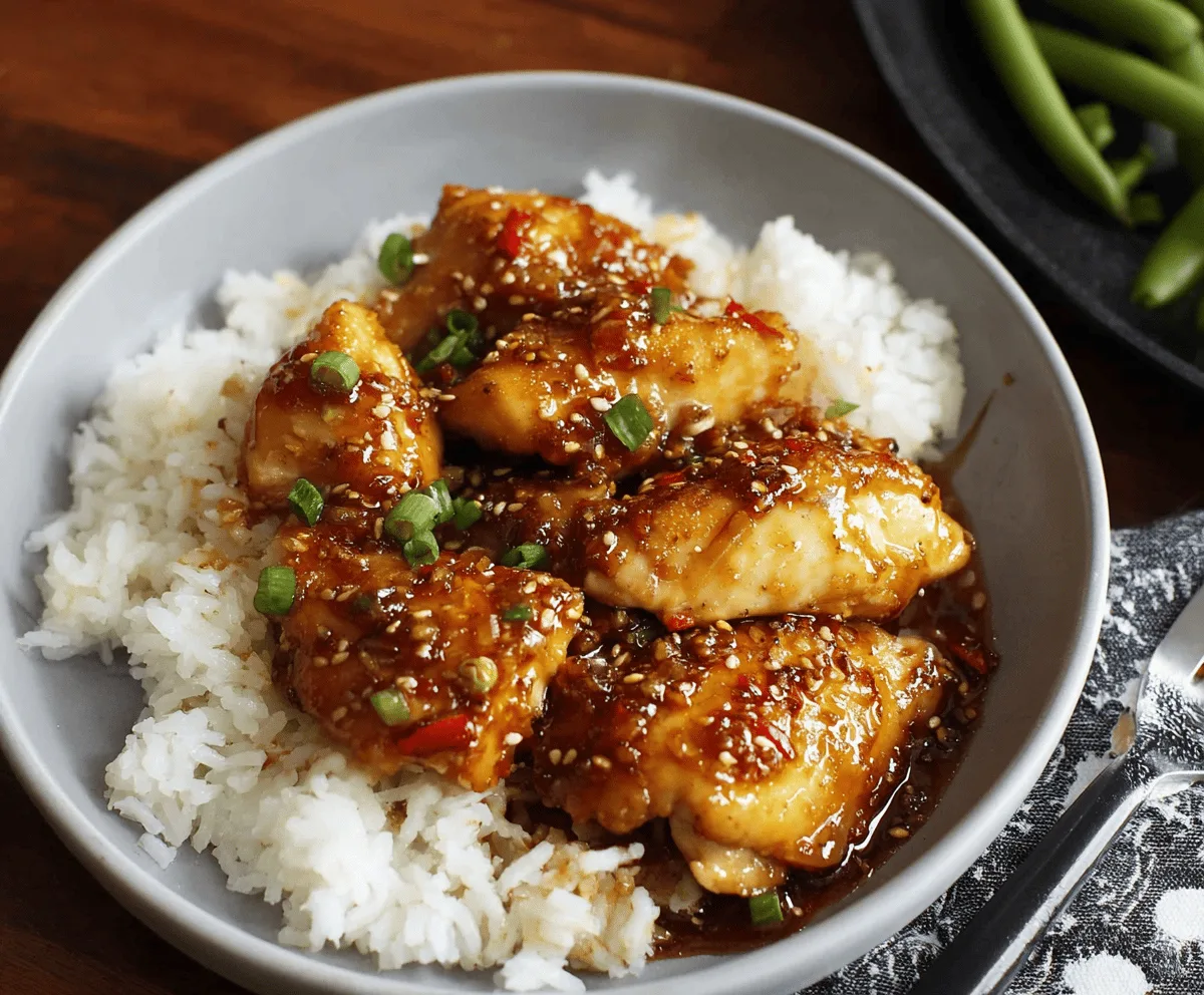 Easy Honey Garlic Instant Pot Chicken Recipe
