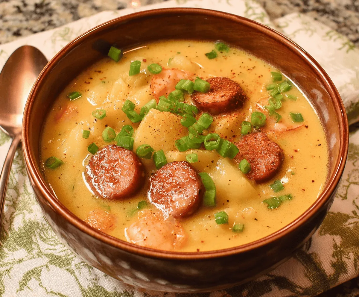 Creamy Cajun Potato Soup Recipe