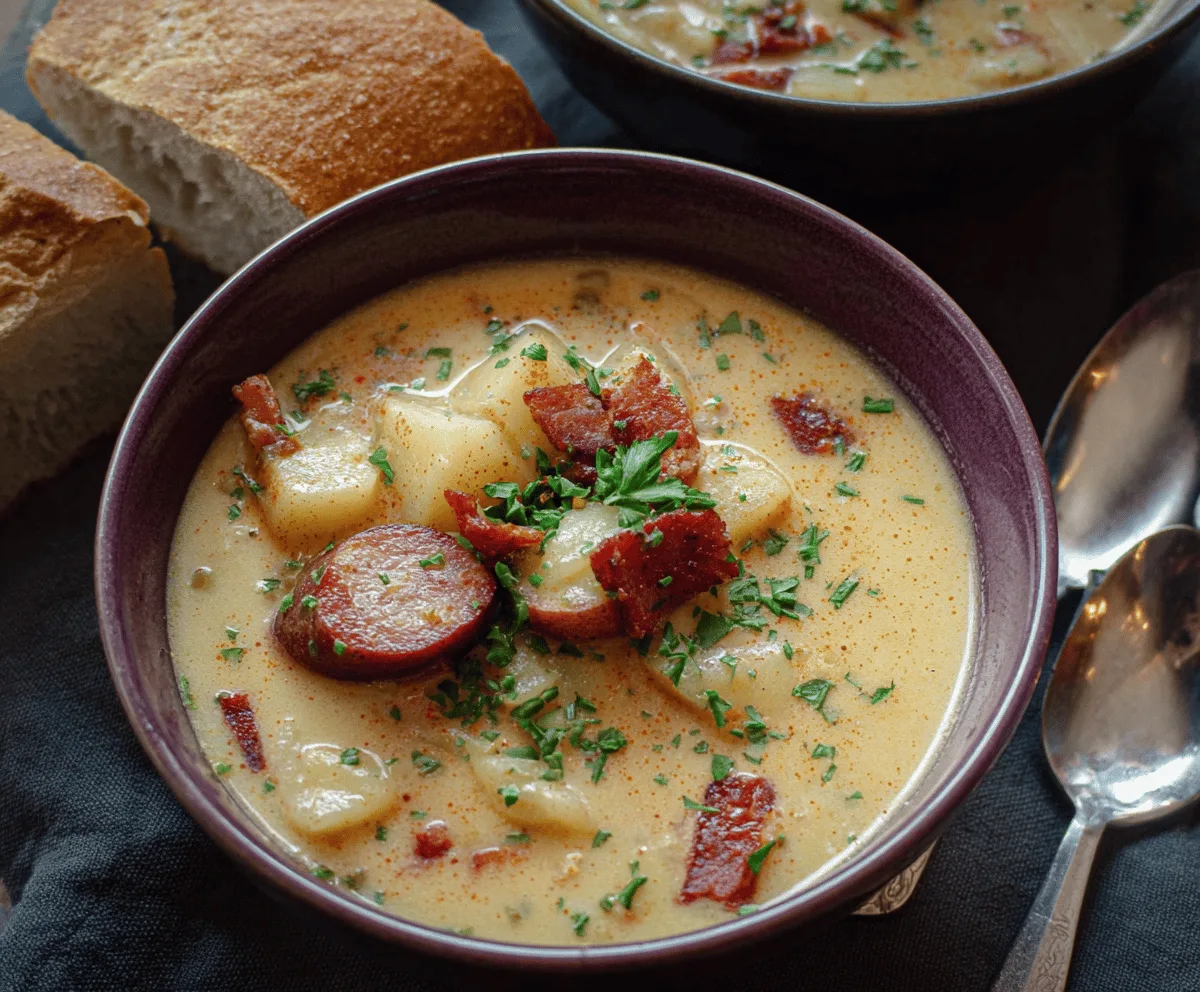 Creamy Cajun Potato Soup Recipe
