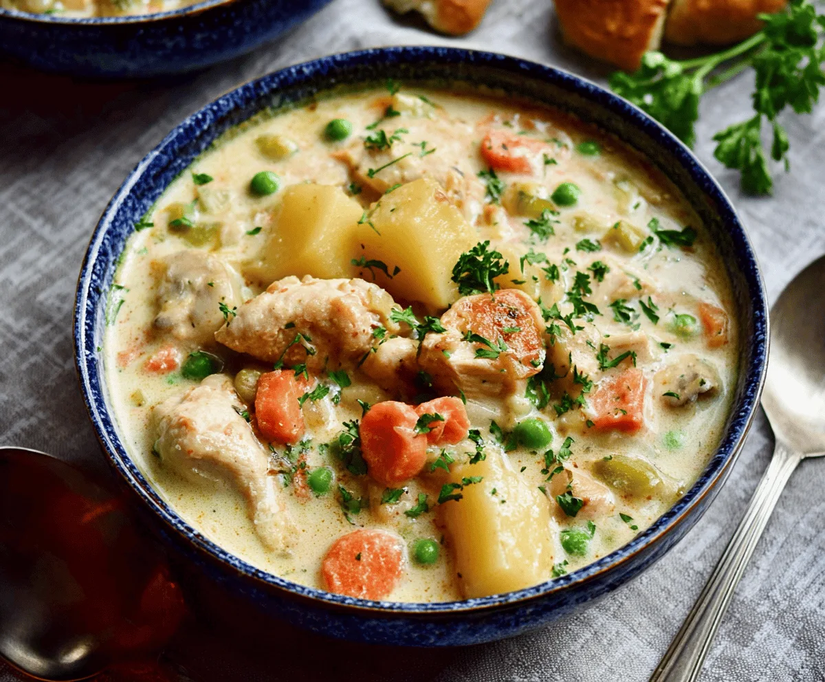 Easy Creamy Chicken Stew Recipe