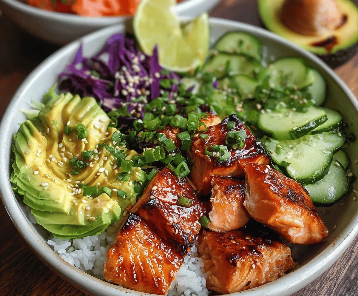 Easy Salmon Rice Bowls Recipe for Dinner