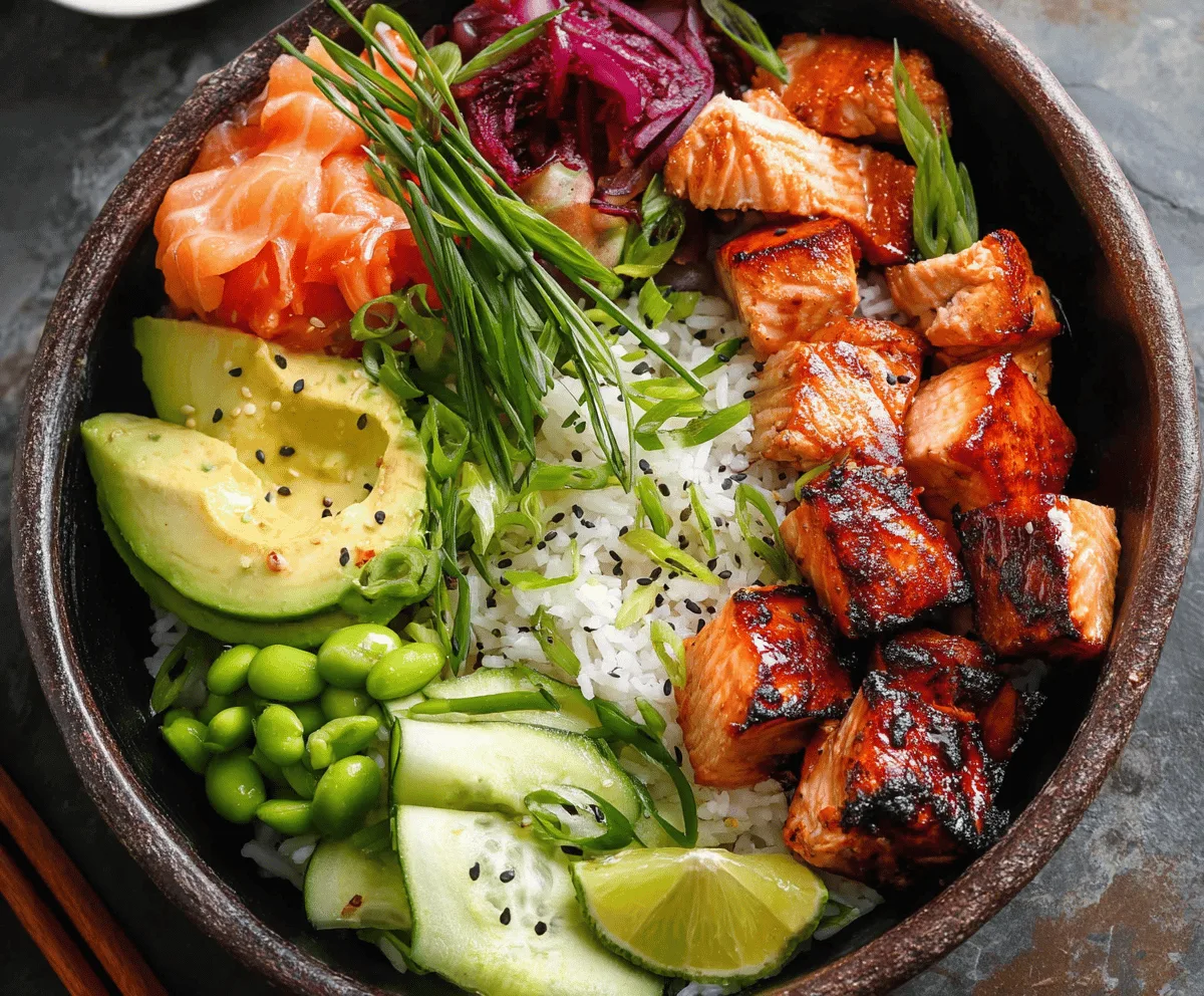 Easy Salmon Rice Bowls Recipe for Dinner