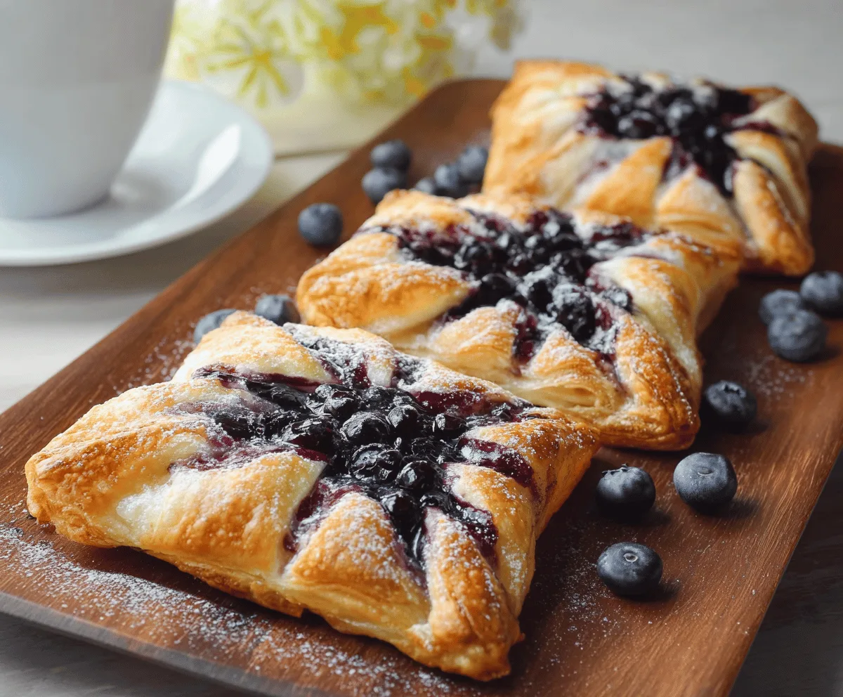 Easy 4-Ingredient Blueberry Danish Recipe