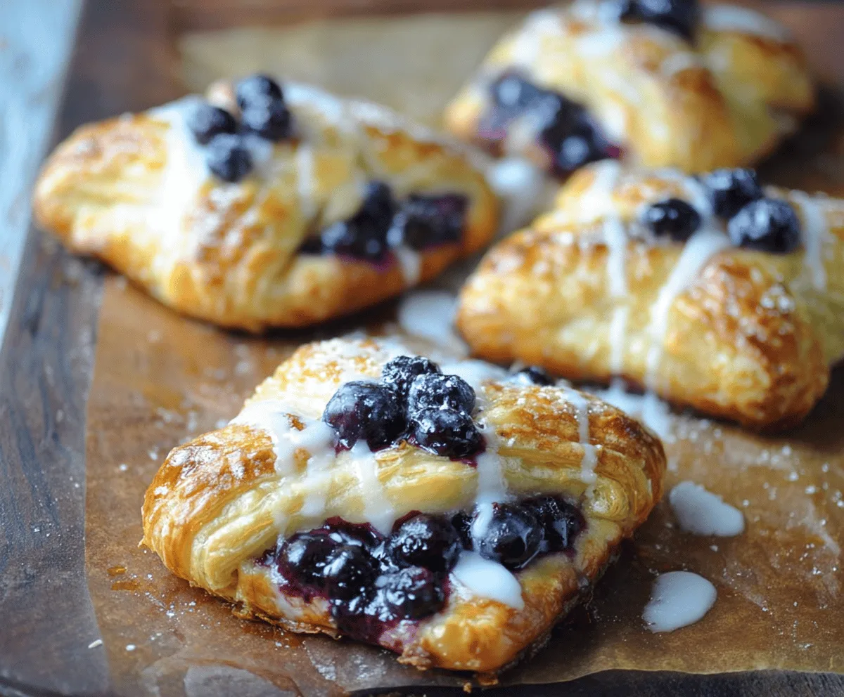 Easy 4-Ingredient Blueberry Danish Recipe