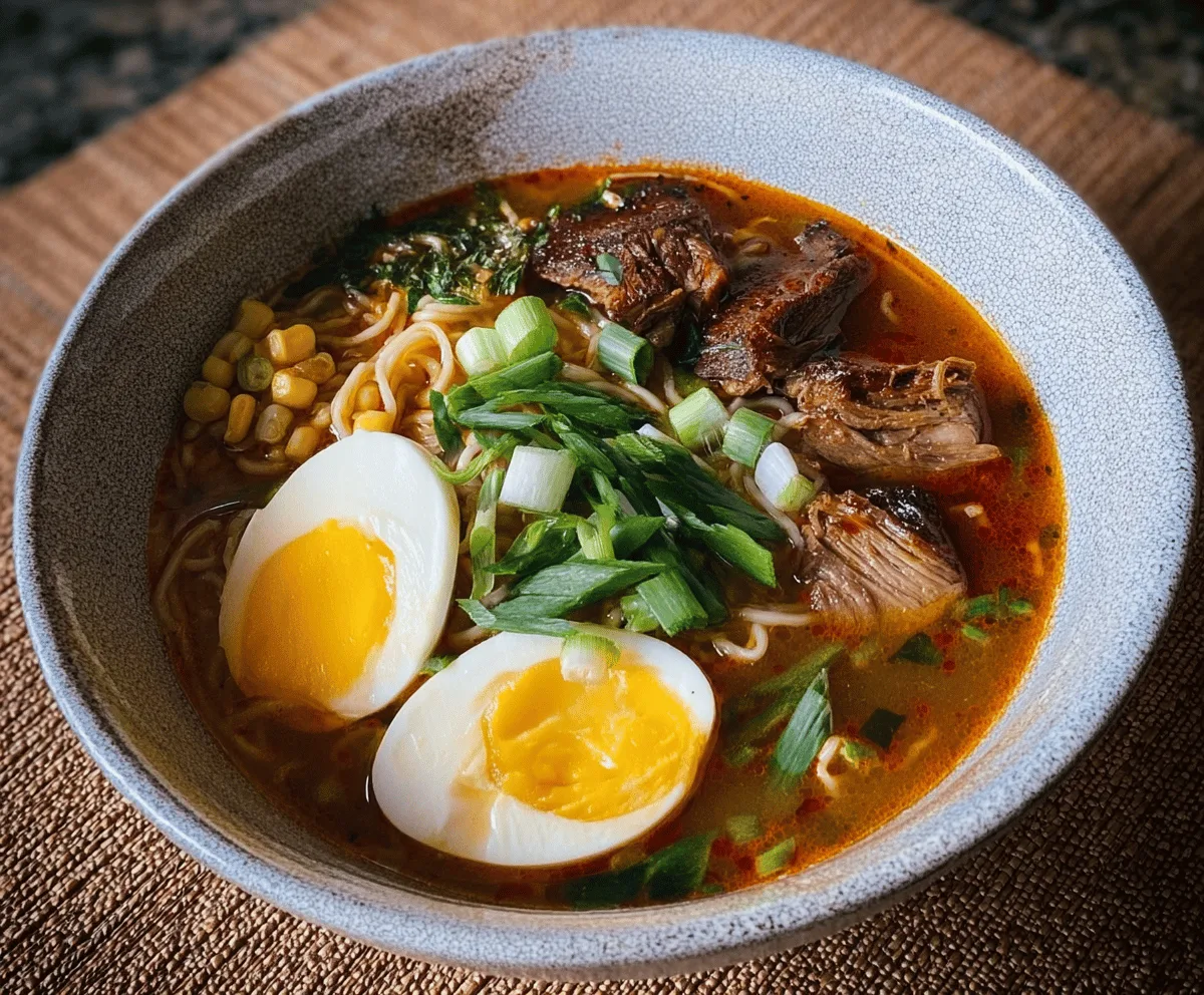Easy Homemade Ramen Recipe for Delicious Comfort