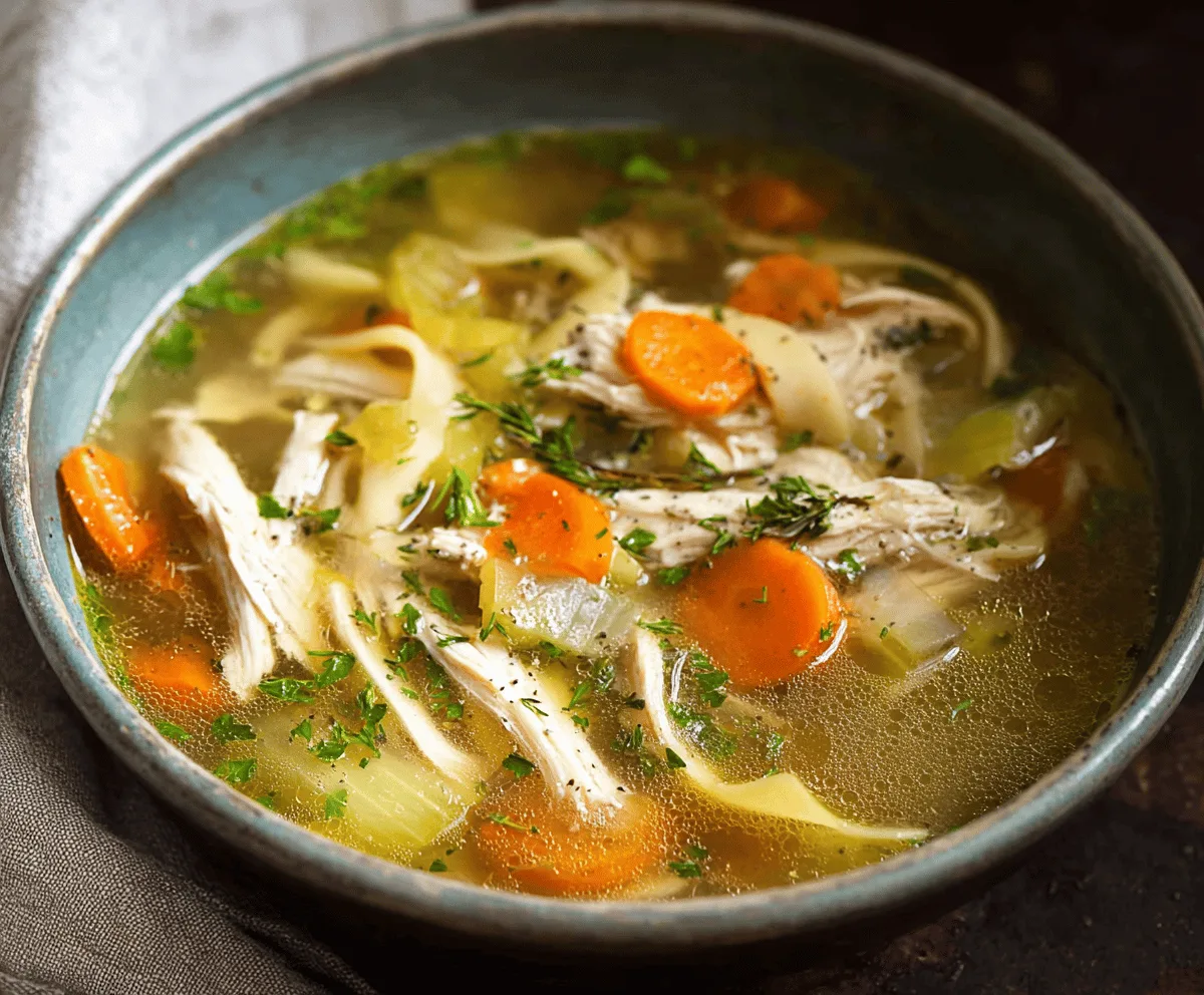 Easy Homemade Chicken Soup Recipe for Cozy Comfort