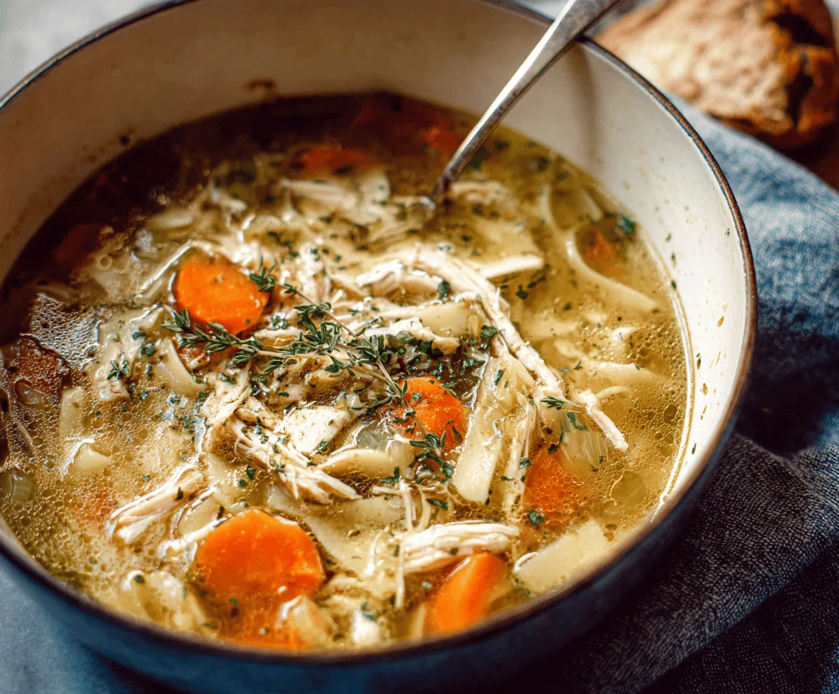 Easy Homemade Chicken Soup Recipe for Cozy Comfort