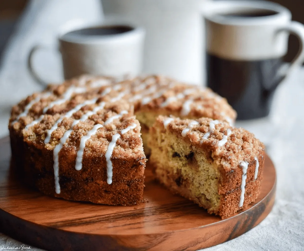 Easy Cinnamon Sugar Zucchini Coffee Cake Recipe