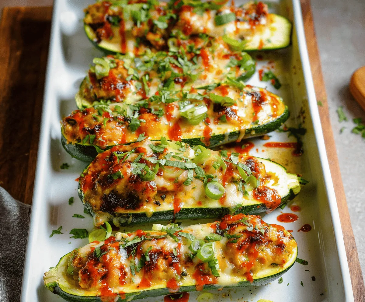 Easy Stuffed Zucchini Boats Recipe