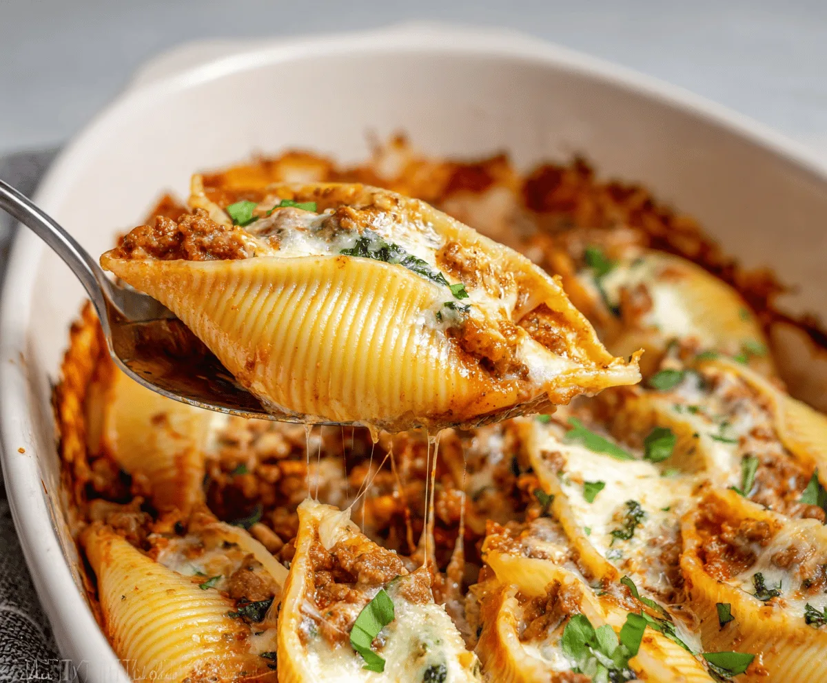 Stuffed Shells with Meat