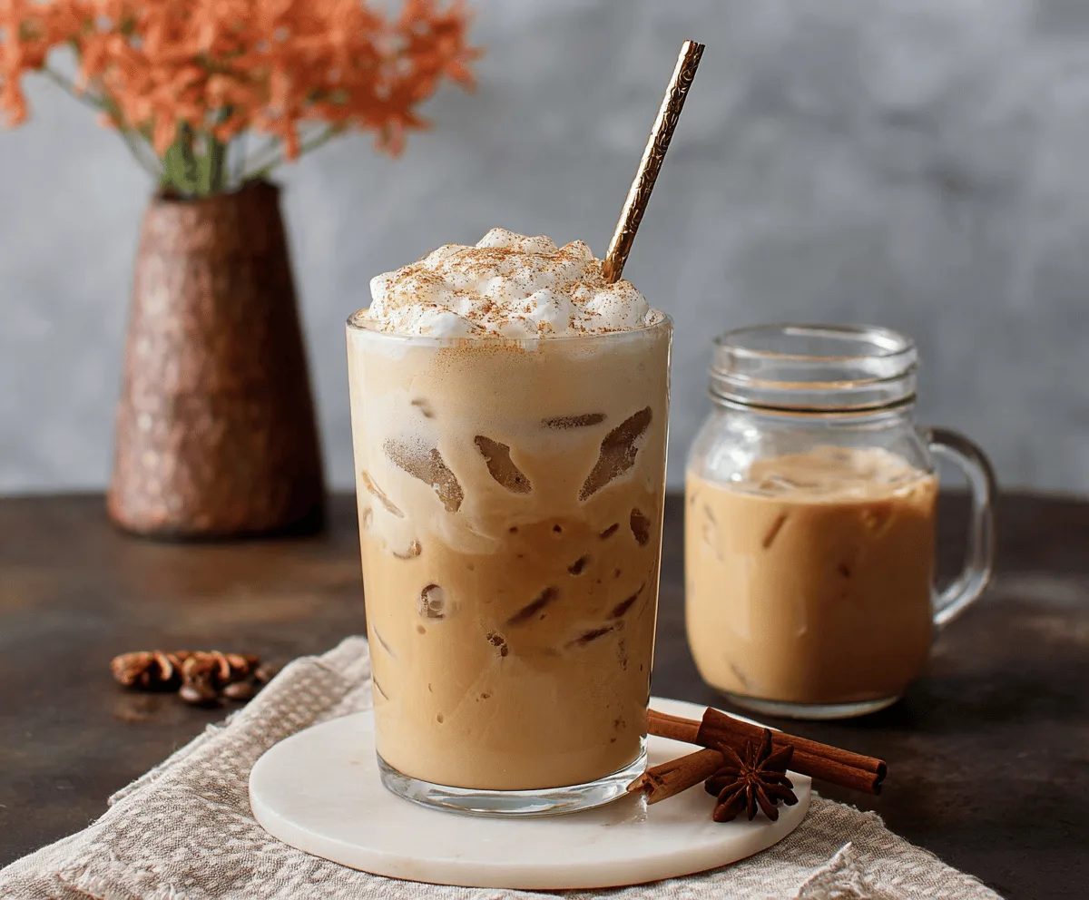 Pumpkin Chai Iced Latte Recipe