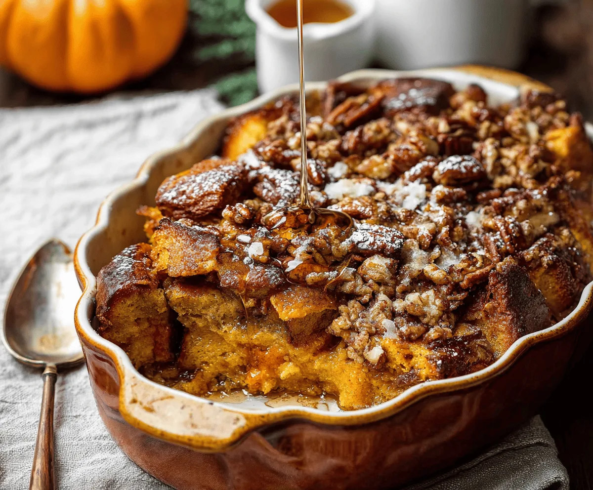 Easy Pumpkin Spice French Toast Casserole