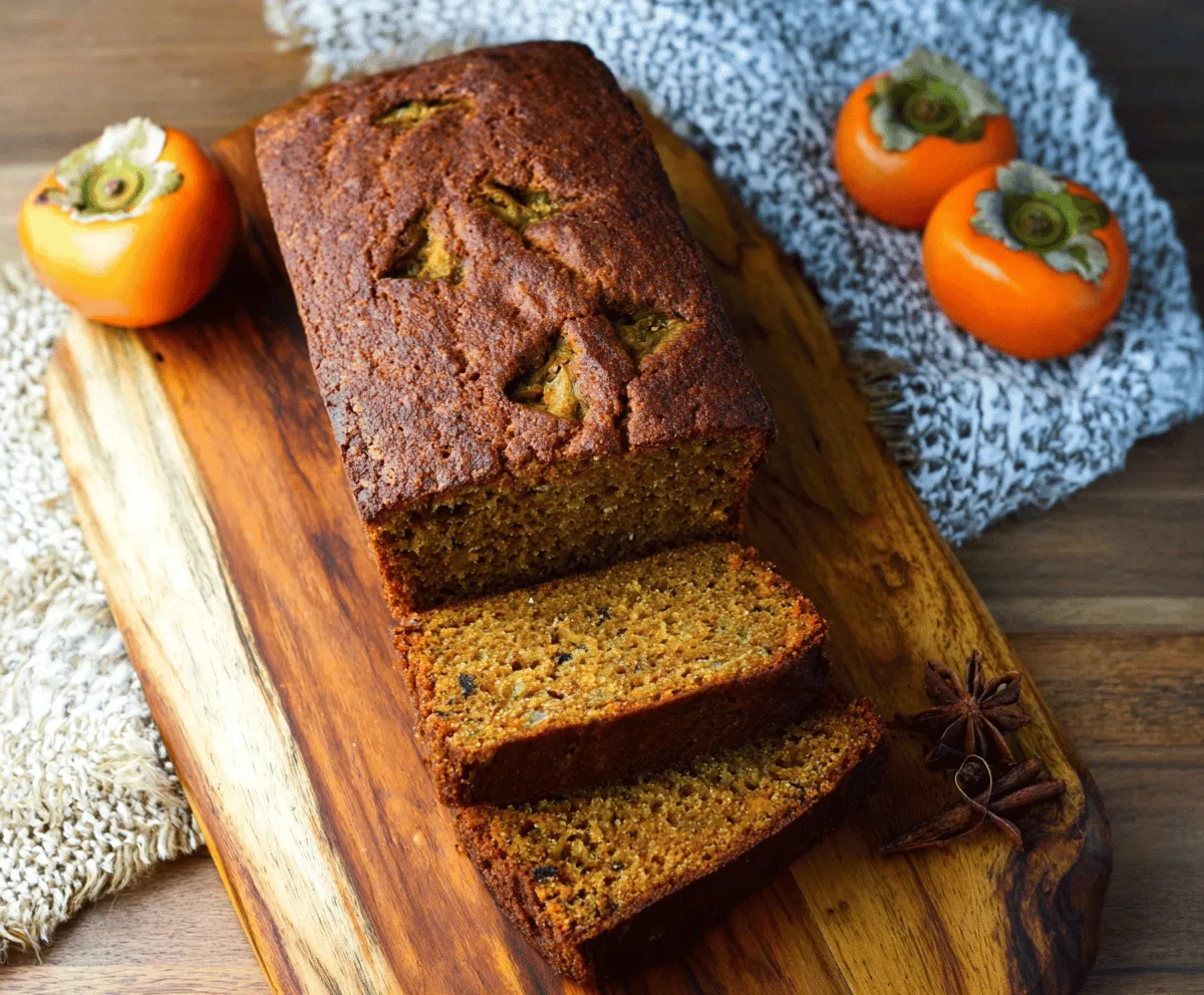 Sweet Spiced Persimmon Bread Recipe