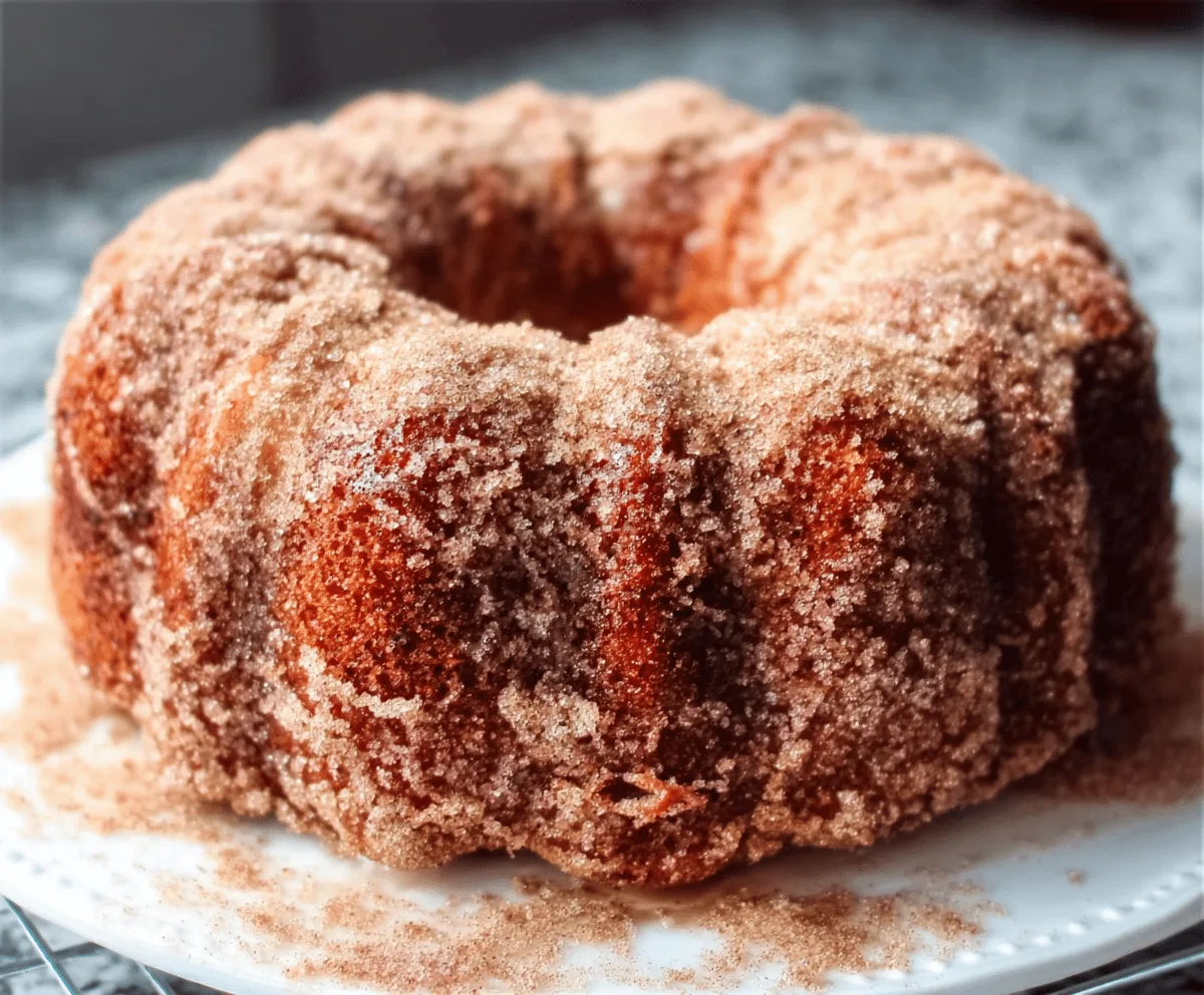 Easy Apple Cider Donut Cake Recipe