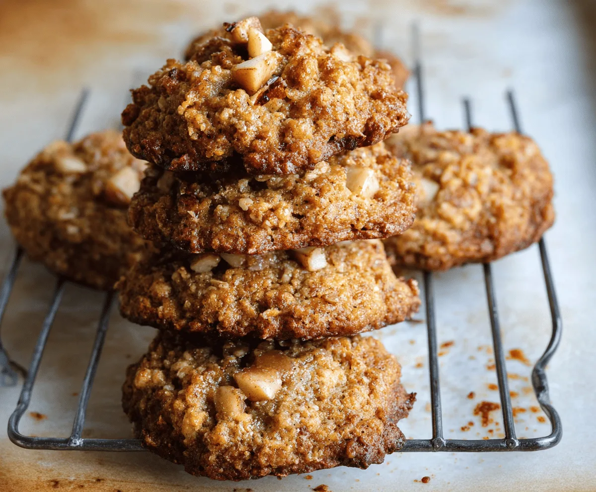 Easy Apple Crisp Cookies