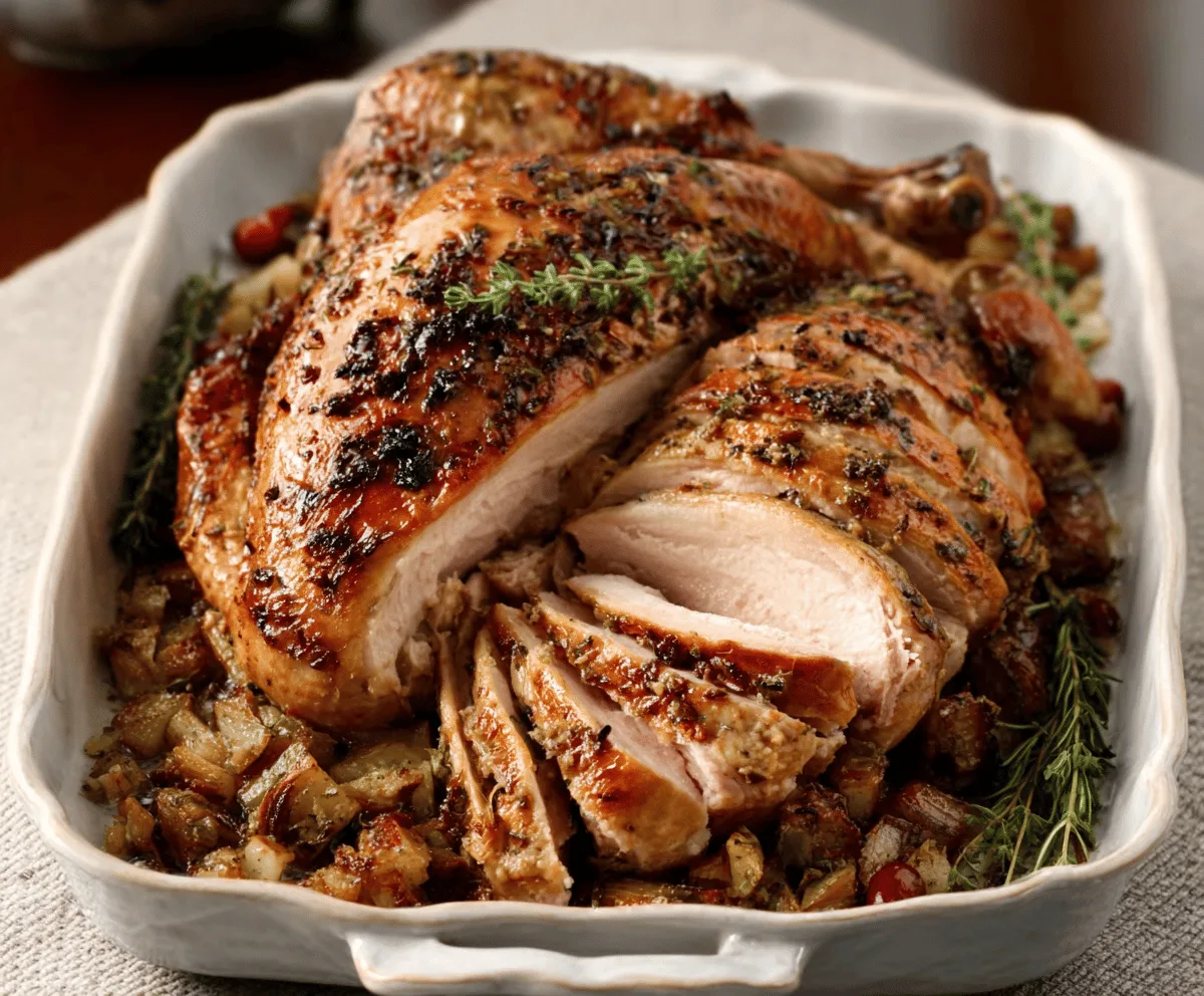 Easy Christmas Stuffed Turkey Recipe
