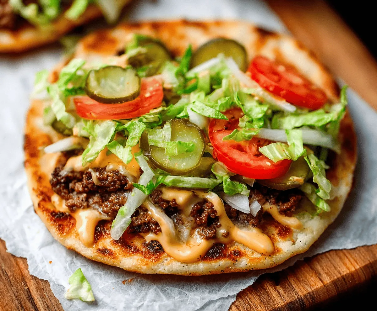 Big Mac Smash Burger Taco Recipe