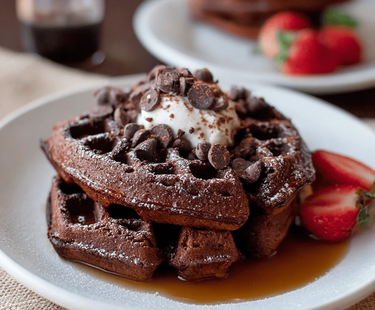 Easy Brownie Waffle Recipe