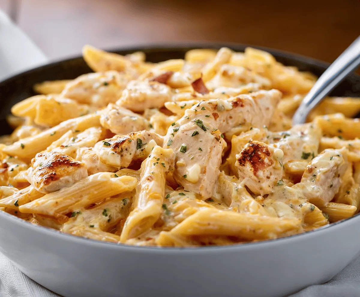 Cheesy Ranch Chicken Pasta Recipe