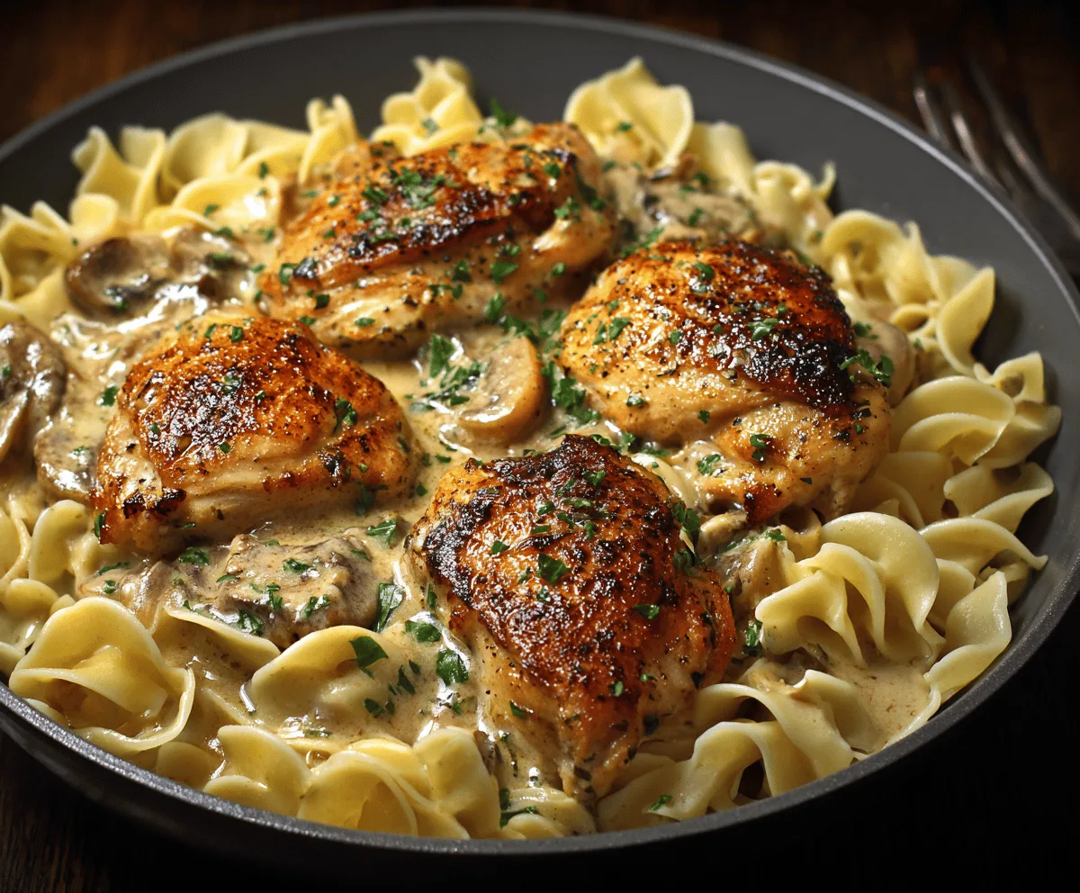 Easy Chicken Buttered Noodles