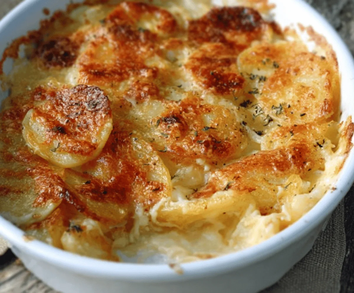 Copycat Ruth's Chris Potatoes Au Gratin