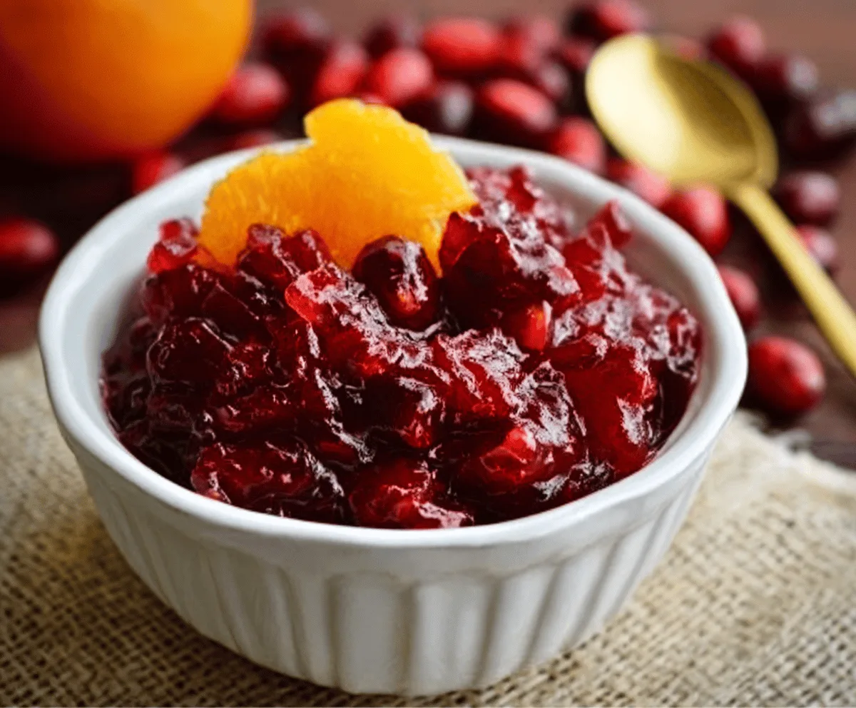 Easy Cranberry Orange Sauce Recipe