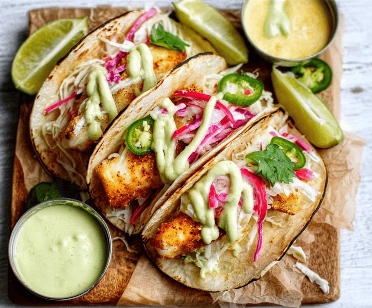 Crispy Baja Fish Tacos Recipe