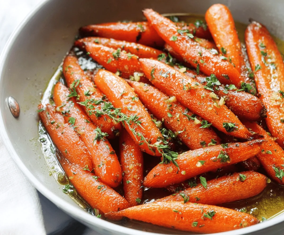 Easy Honey Garlic Butter Carrots