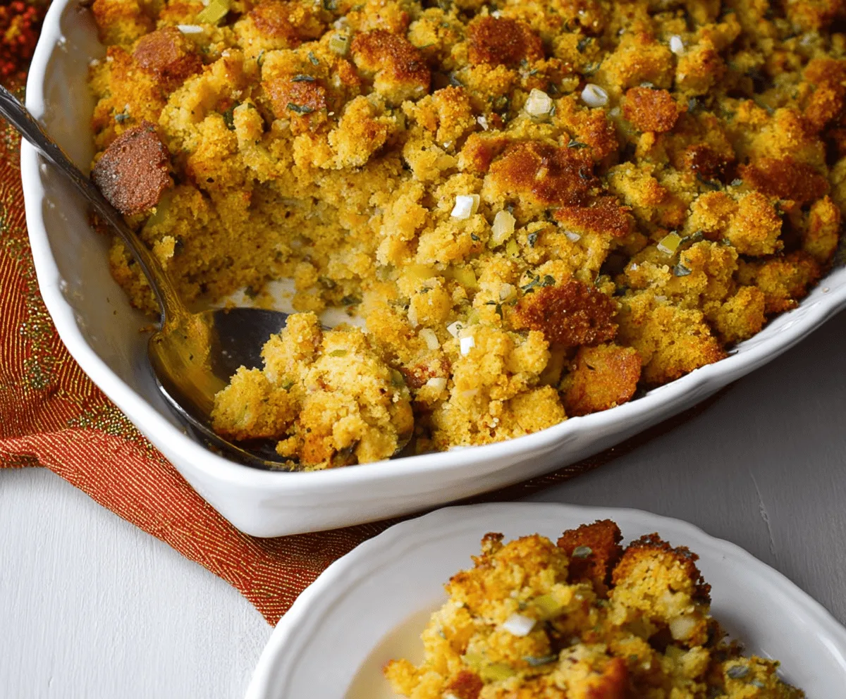 Easy Gluten-Free Cornbread Dressing