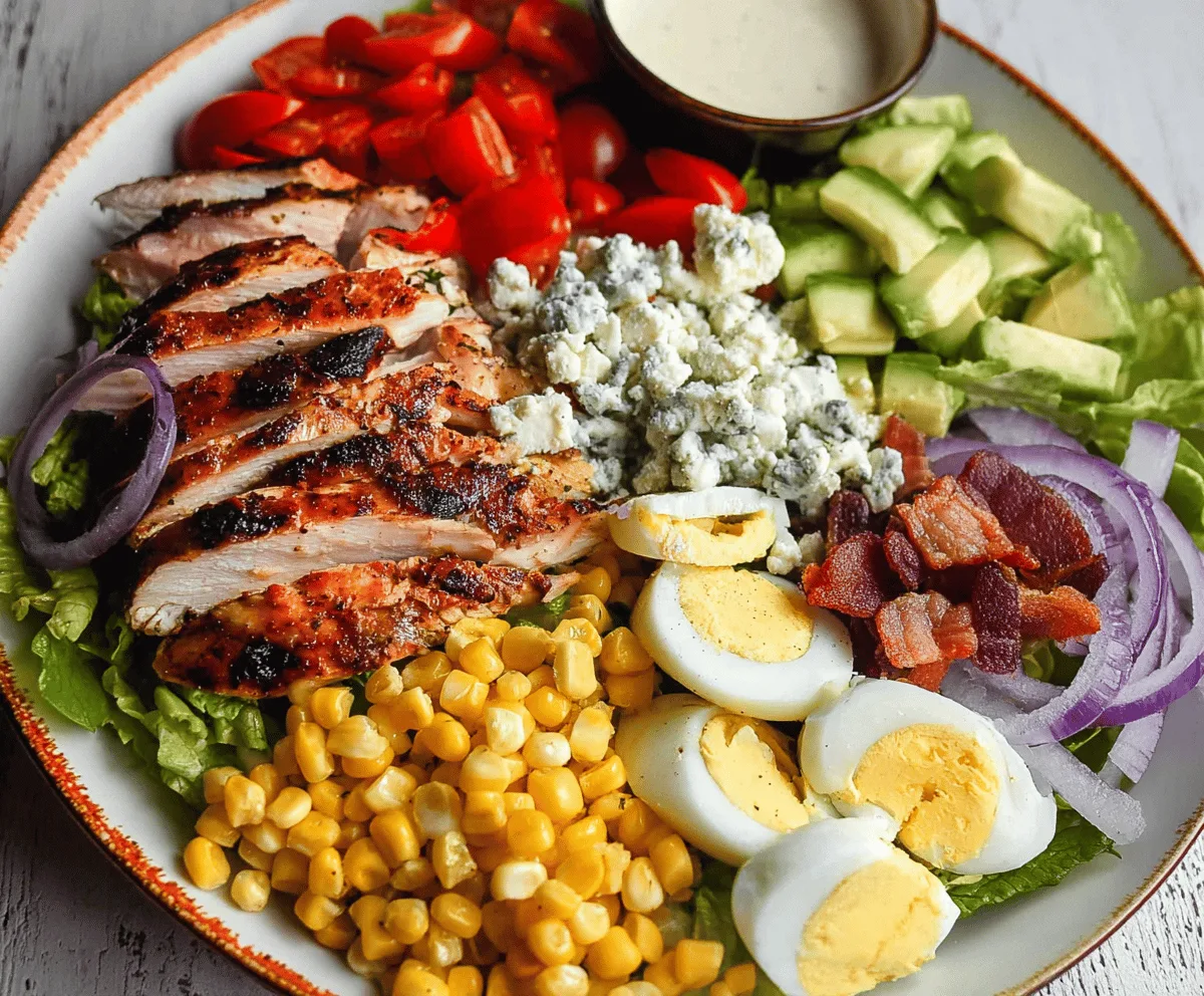 Easy Healthy Cobb Salad Recipe