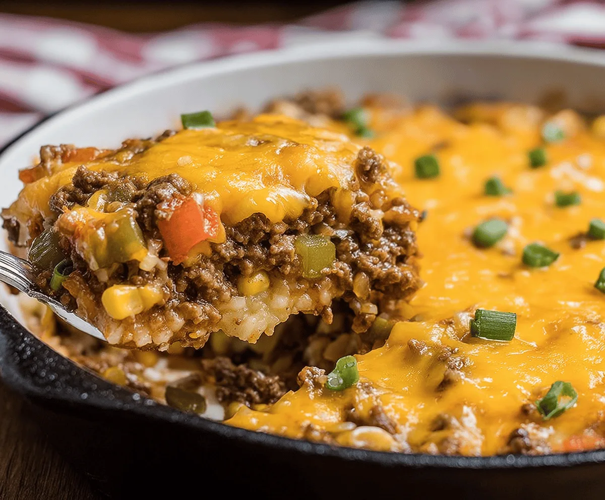 Easy Hobo Casserole Ground Beef