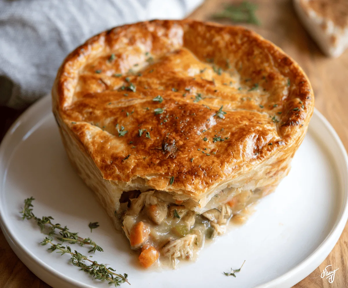 Easy Leftover Turkey Pot Pie