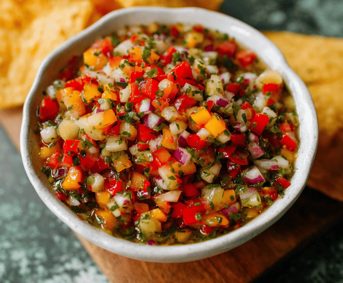 Fresh Pickle De Gallo Salsa Recipe