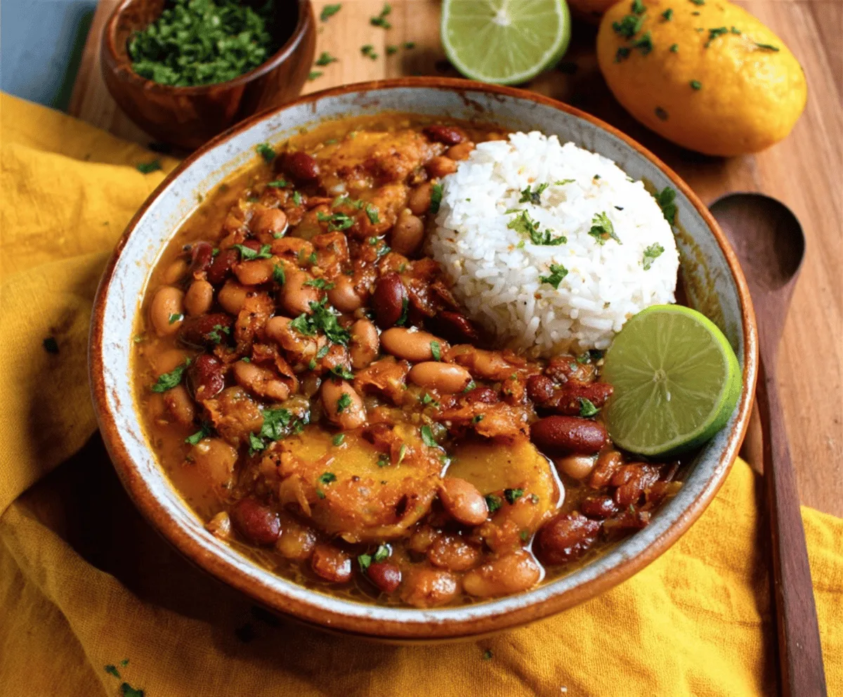 Easy Puerto Rican Style Beans Recipe
