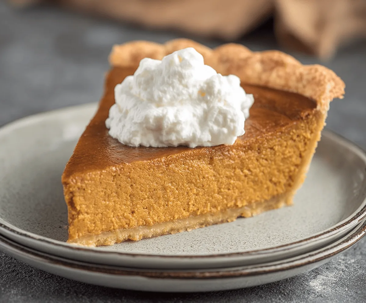 Easy Pumpkin Pie with Maple Whipped Cream