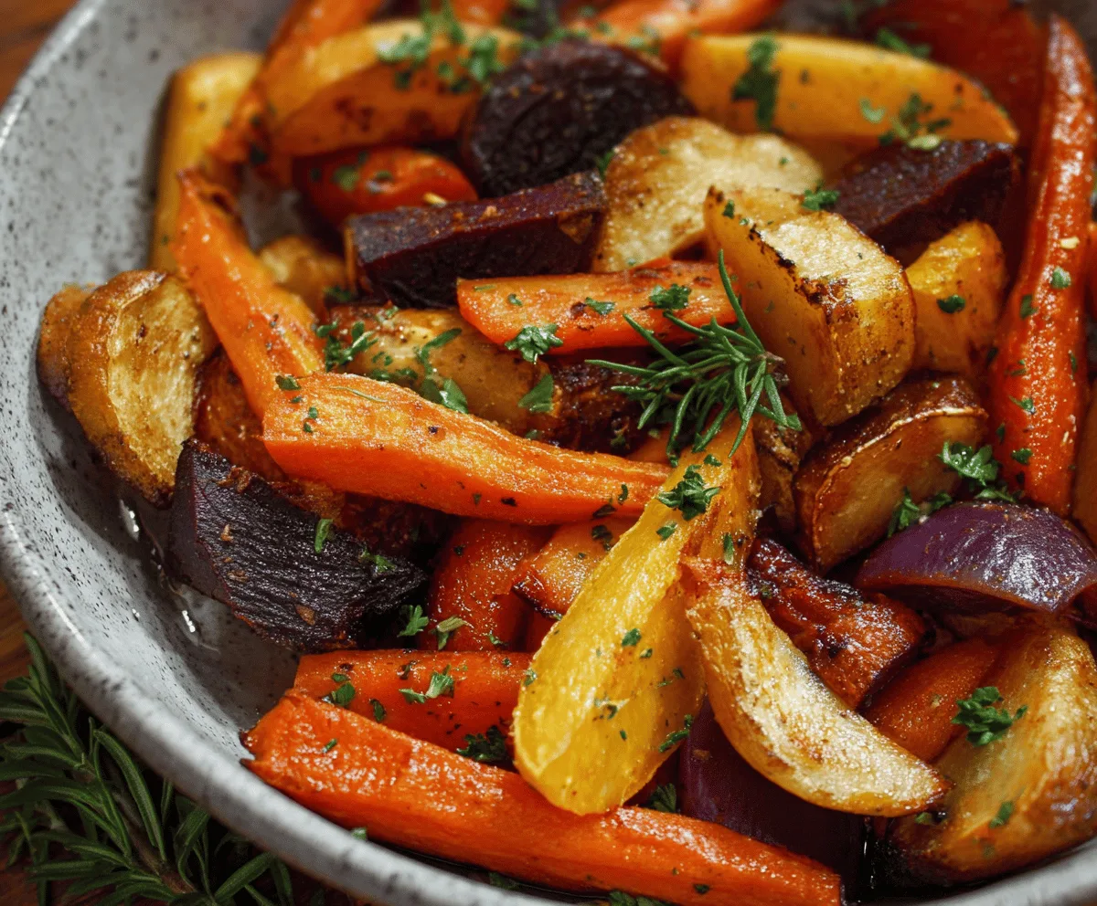 Easy Roasted Root Vegetables