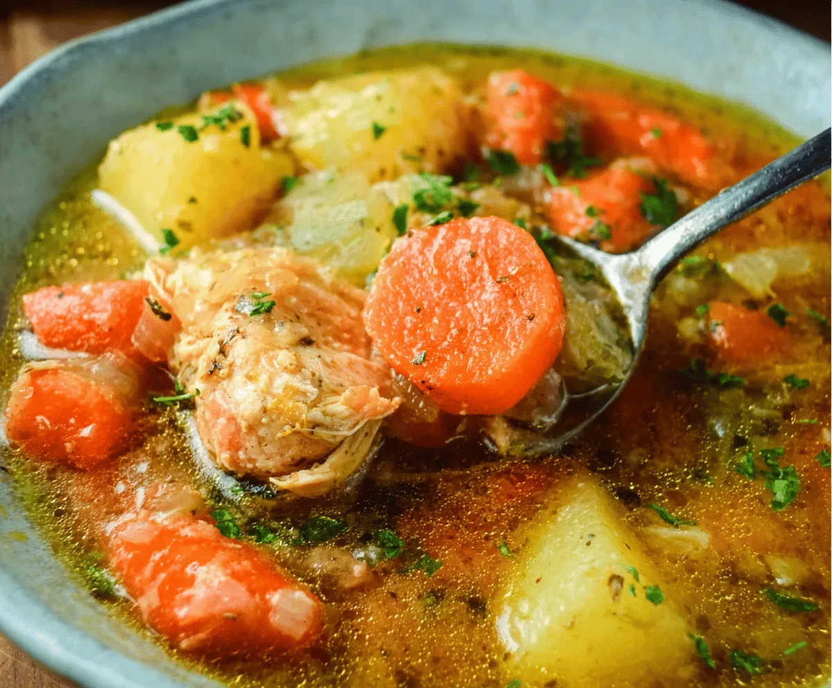 Easy Slow Cooker Chicken Stew
