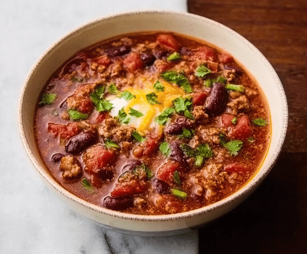Easy Slow Cooker Chili for Busy Nights