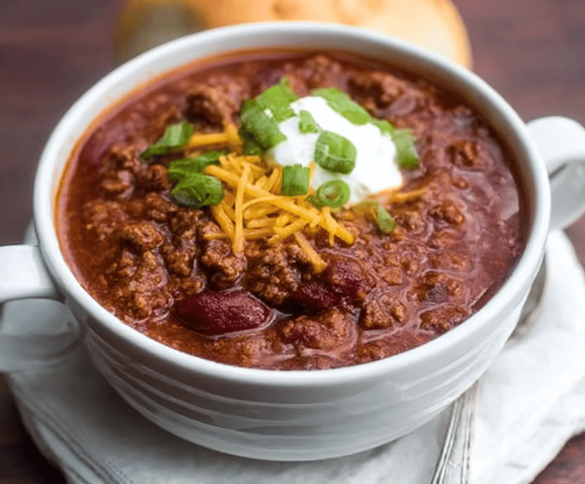 Easy Stovetop Ground Beef Chili