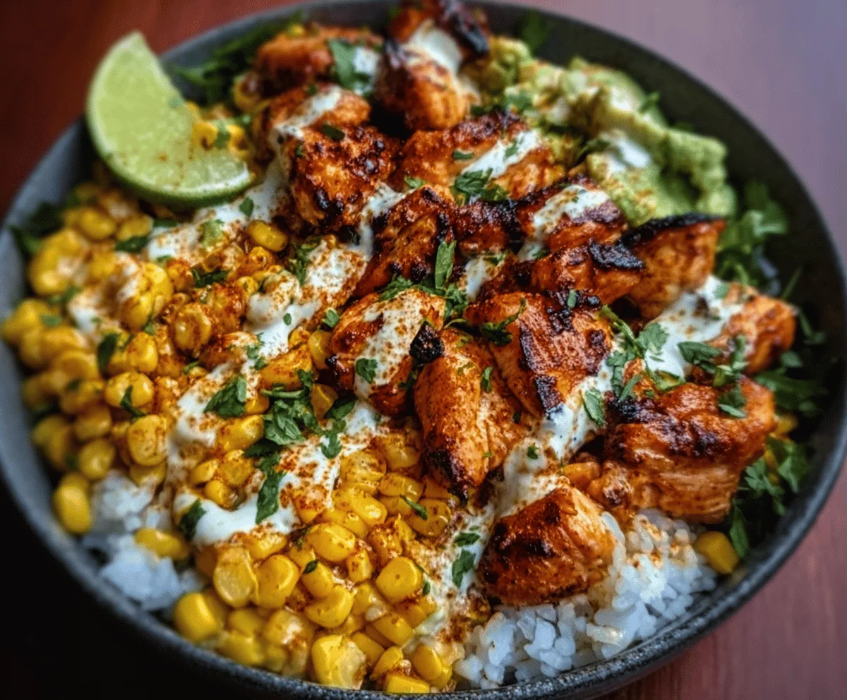 Easy Street Corn Chicken Rice Bowl