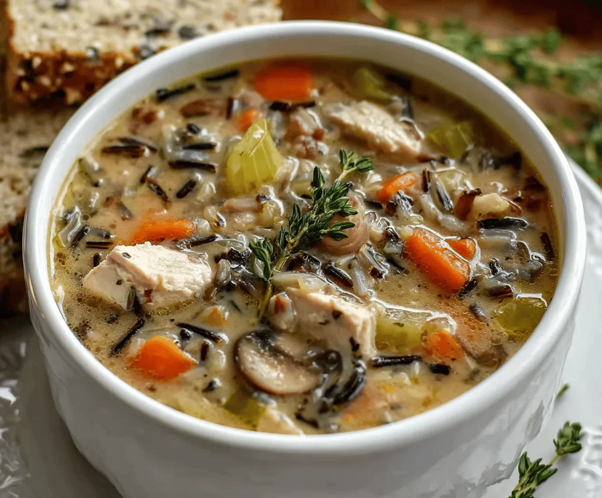 Hearty Turkey & Wild Rice Soup
