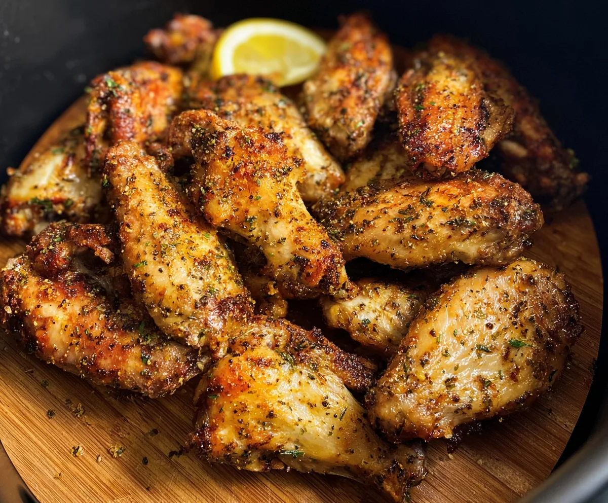 Crispy Air Fryer Lemon Pepper Wings