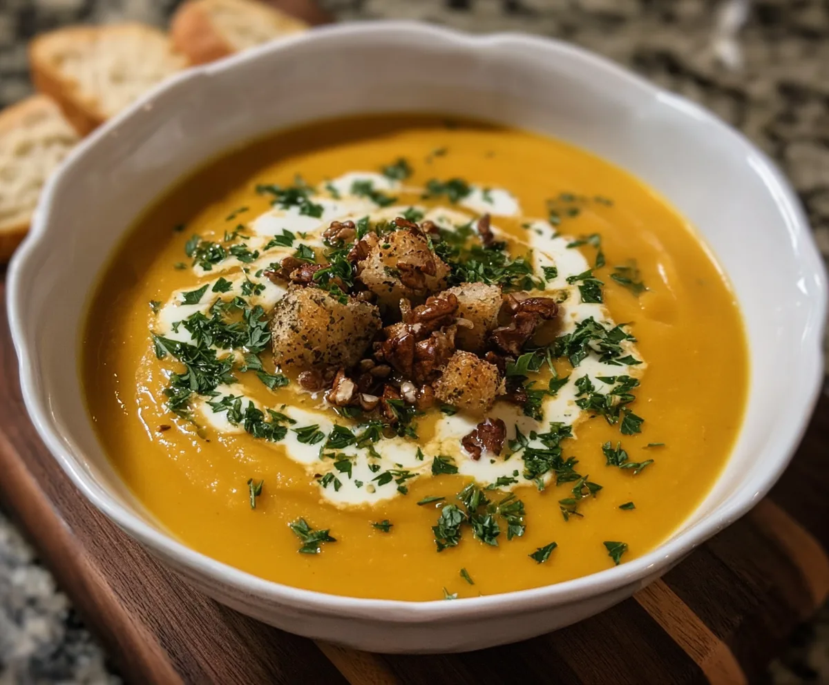 Creamy Butternut Squash Bisque Recipe