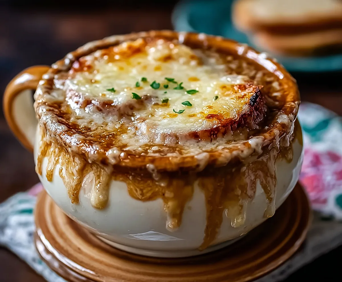 Easy Caramelized Onion French Soup