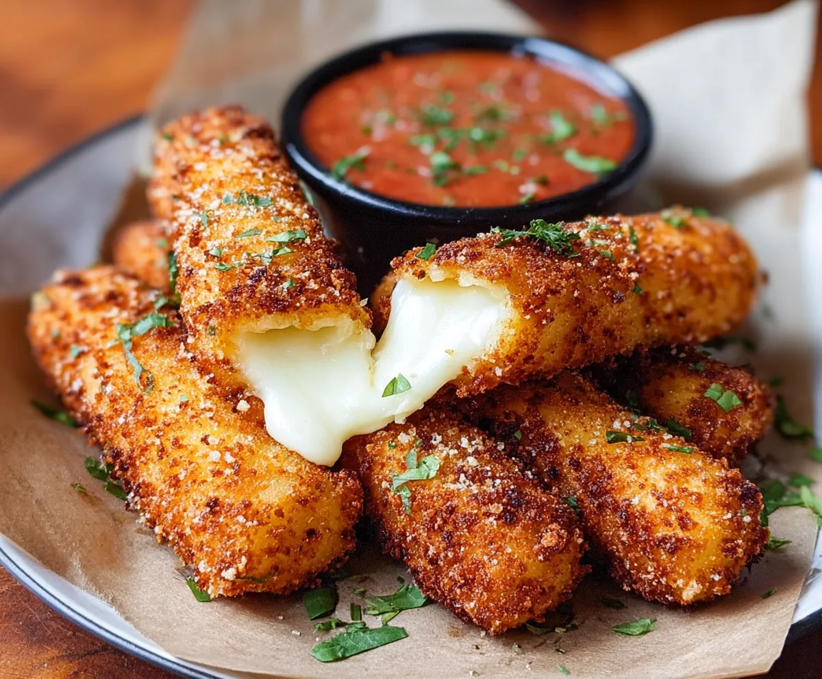 Crispy Nashville Hot Mozzarella Sticks Recipe