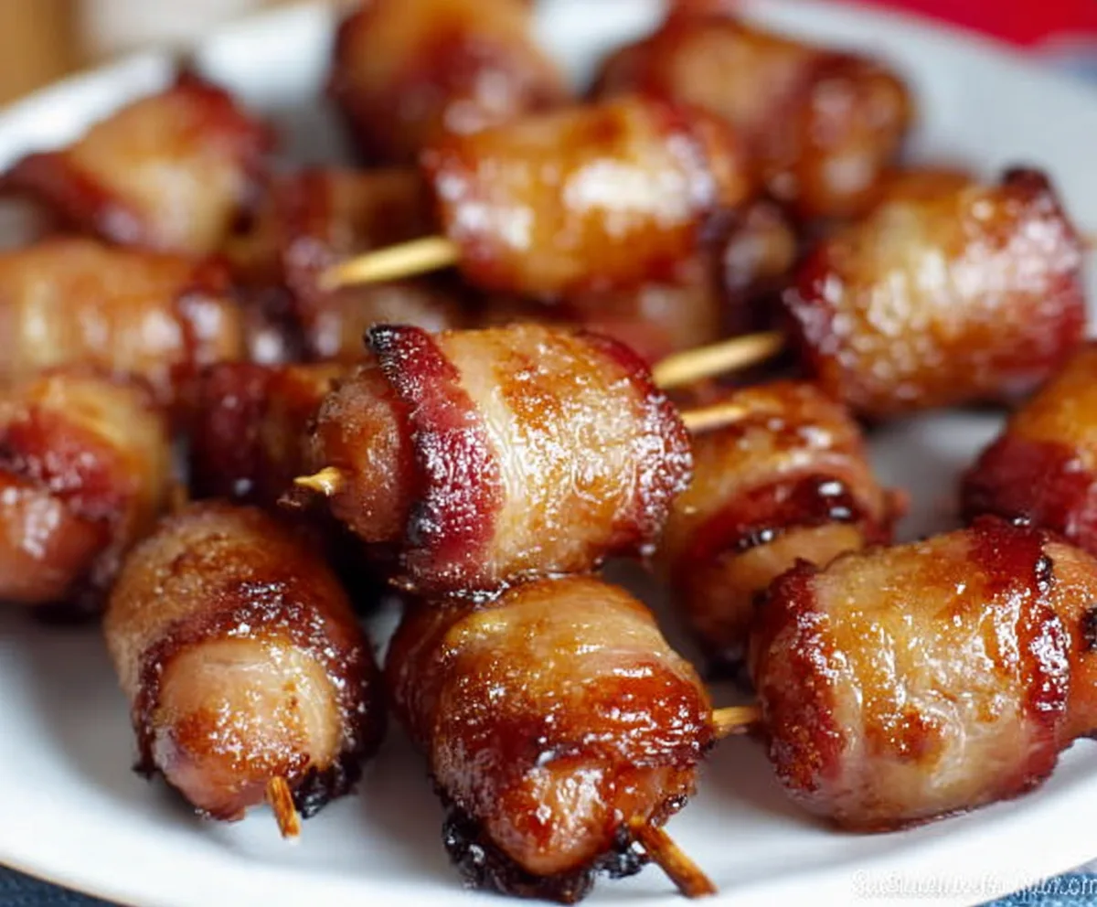Easy Bacon Wrapped Little Smokies