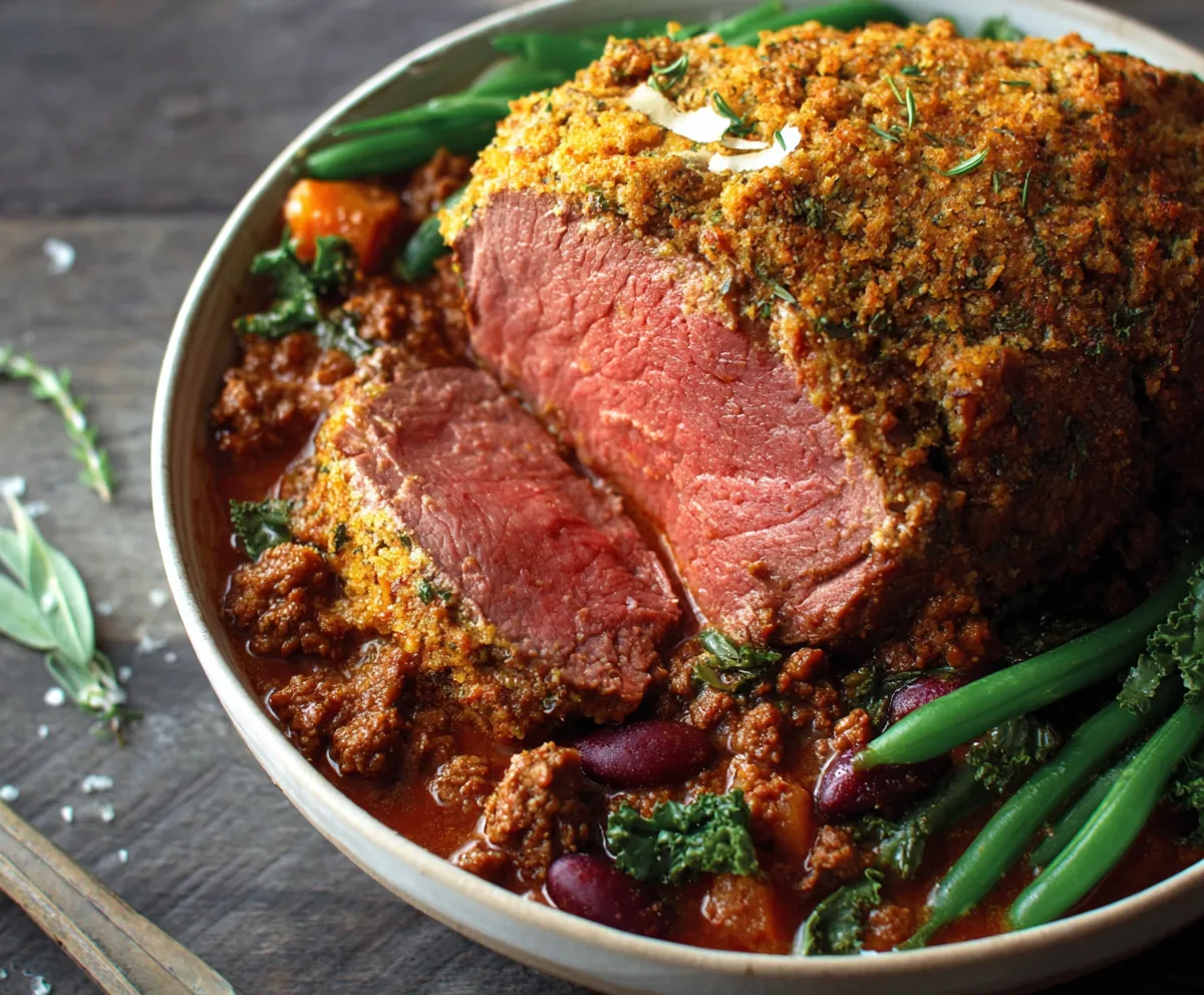 Easy Herb-Crusted Beef Chili