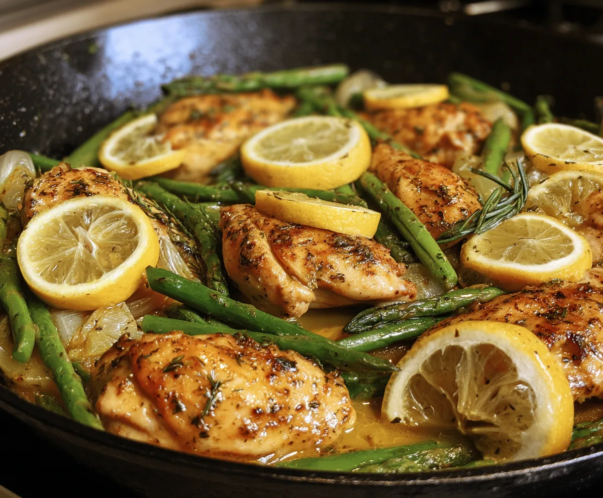 Easy Lemon Butter Chicken Skillet