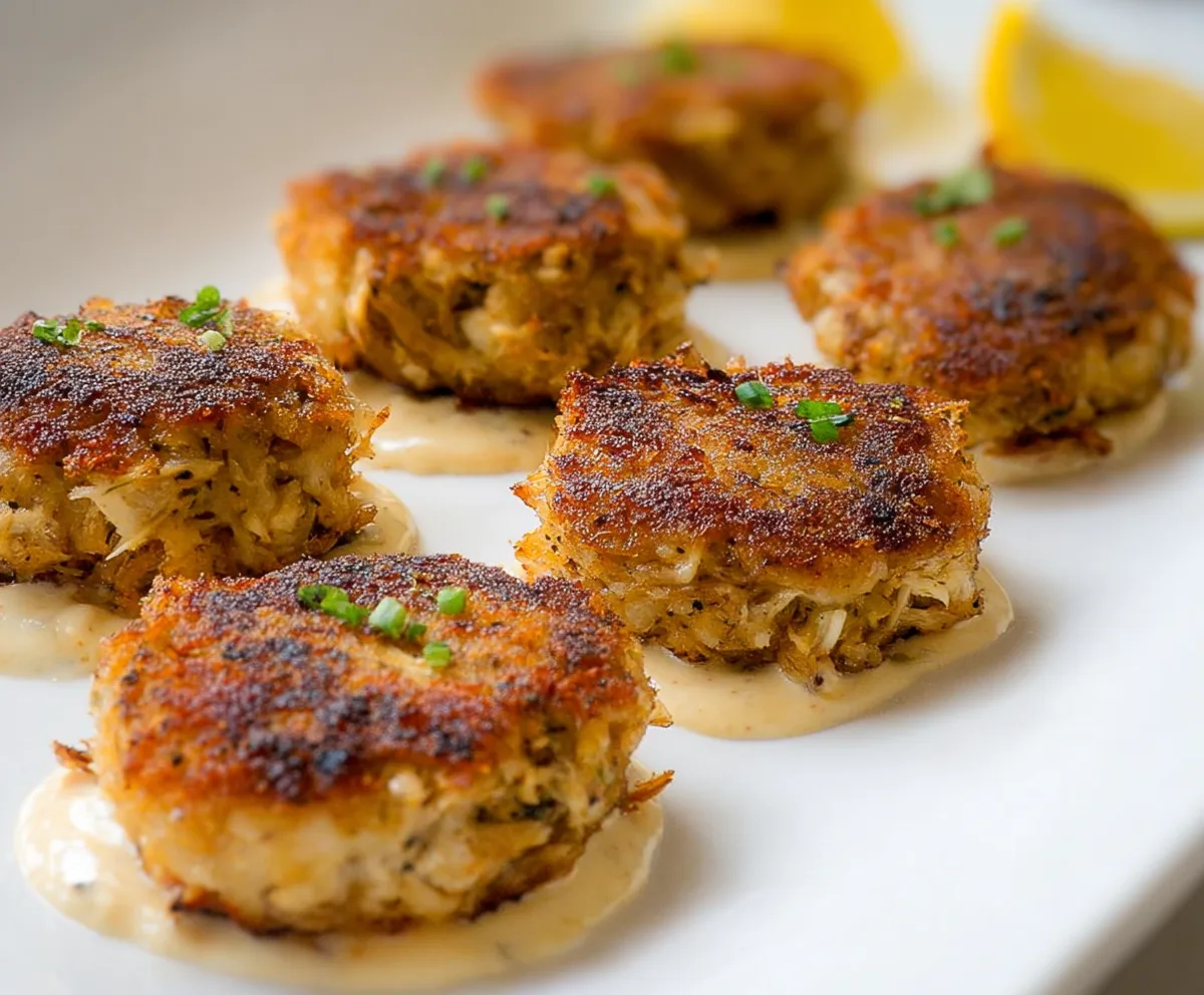 Easy Mini Crab Cakes with Lemon Aioli